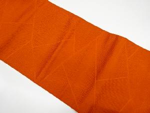 リサイクル　本場筑前博多切り嵌め風麻の葉模様織出し名古屋帯